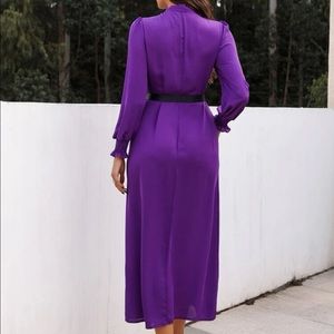 Purple Dress with Belt included!